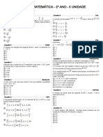 Provão Enem de Matemática - 2º Ano - Ii Unidade