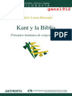 LEMA-HINCAPIÉ, ANDRÉS - Kant y La Biblia (Principios Kantianos de Exégesis Bíblica) (OCR) (Por Ganz1912)