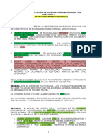 Formato de Minuta SAC Con Directorio Efectivo