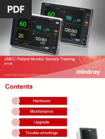 uMEC Patient Monitor Service Training: Global Technical Support For PMLS Product