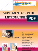 Suplementos de Micronutrientes