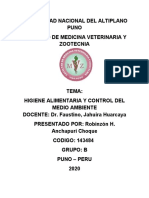 Inf6 HIGIENE ALIMENTARIA Y CONTROL DEL MEDIO AMBIENTE PDF