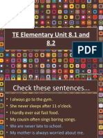 TE Elementary Unit 8.1 and 8.2