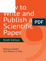 How To Write and Publish A Scientific Paper, 9th Edition