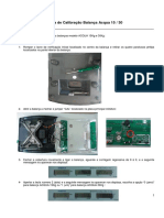 Guia passo a passo calibração balanças Acqua 15/30Kg