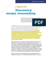 How Discovery Keeps Innovating