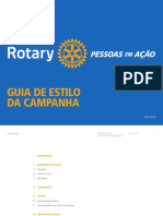 Guia de Estilo Da Campanha Pessoas em Acao - Rotary Club SP