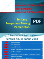 Presentasi Perpres 16 Tahun 2018