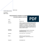 Procedimiento General de Emergencias División Gabriela Mistral