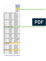 Matriz de Dimensionamiento. P