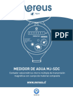 MJ-SDC: Medidor de agua eficiente y económico