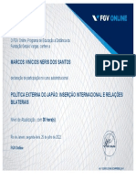 Certificado FGV