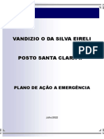 Plano de emergência para posto de combustível