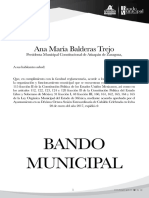 Bando Municipal 2017