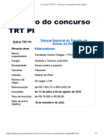 Concurso TRT PI - RESUMO