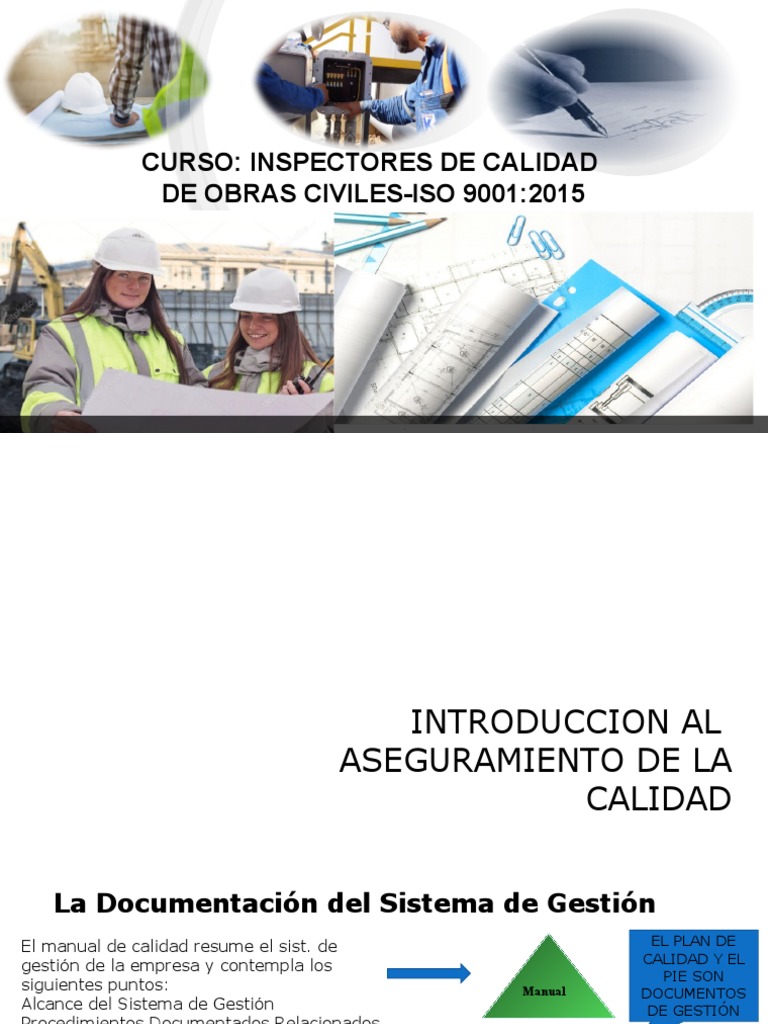 2.curso Inspector de Calidad en Obras Civiles II | PDF | Calidad ...