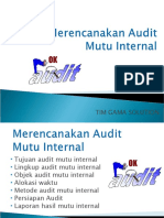 6 Merencanakan Audit Mutu Internal
