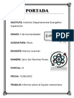 Informe, Liquidos No Newtonianos