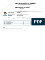 Constancia Matricula Estudiante PDF