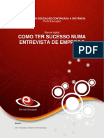 2872008172621 Manual Como Ter Sucesso Numa Entrevista de Emprego