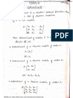 18EC44 Module 5 Determinants and EigenValues Vectors