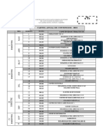 Calendario de contenidos anual del IEP Santo Domingo de Guzmán