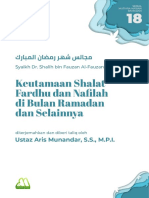 Keutamaan Sholat Fardhu Dan Nafilah