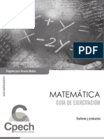 Guia 3 Ejer Factores y Productos