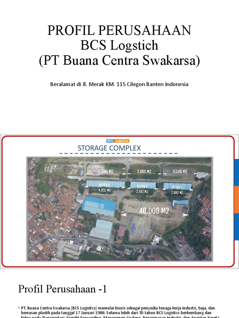 Profil PT Buana Centra Swakarsa | PDF