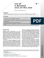 Management of Medication Related Osteonecrosis of The Jaw
