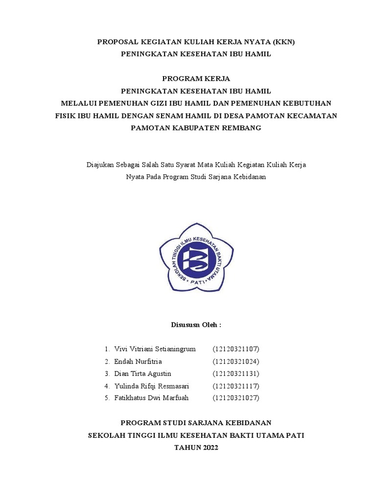 Peningkatan Kesehatan Ibu Hamil KKN | PDF