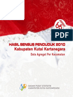 Hasil Sensus Penduduk 2010 - Kabupaten Kutai Kartanegara
