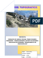 Informe Topografico