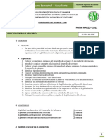 Planificación Semestral Del Curso - Estudiante de GDS - I-2022 v1.0