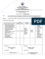 Department of Education: Reading Intervention Plan