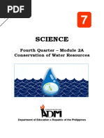 Science: Fourth Quarter - Module 2A Conservation of Water Resources