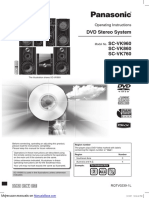 DVD Stereo System SC-VK960 SC-VK860 SC-VK760: Operating Instructions