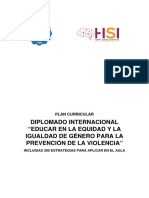 Plan Curricular Diplomado 2