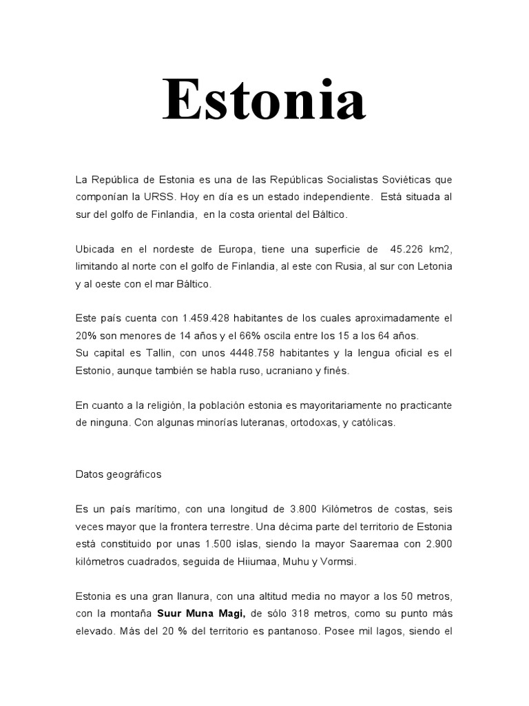 Image Result For Estonia Economa Y Demografa Dato Cro
