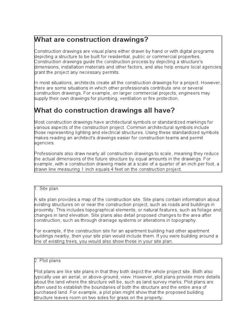INTRODUCTION TO CONSTRUCTION DRAWINGS PDF visual data 7