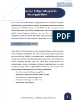 Rangkuman Belajar Mengelola Keuangan Bisnis