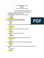 8th ATL First Test Preparation