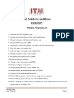CSL0202 Practical Program List