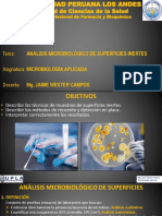 P6. - Análisis Microbiológico de Superficies Inertes