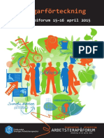 Deltagarförteckning: Arbetsterapiforum 15-16 April 2015