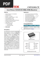 CMT2210LCW Datasheet