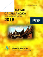 BPS Kabupaten Tanah Datar Dalam Angka 2015
