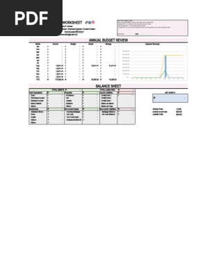 Monthly budget Plan