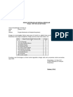 Surat Keterangan Kepala Sekolah