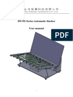 HY-PS Auto Stacker Operation Manual ver1